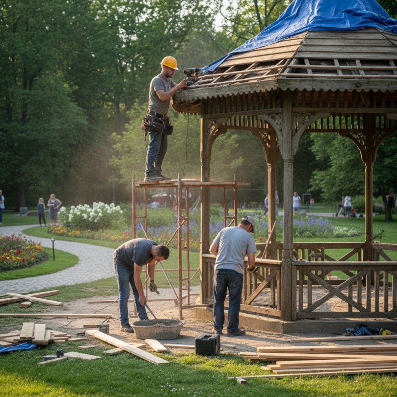 Gazebo Privacy Installation