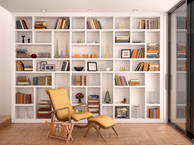 Custom Bookcase Installation in Durham, NC